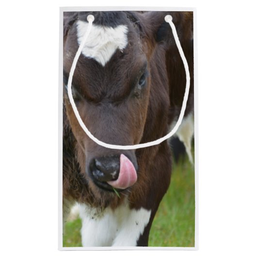 Petit Sac Cadeau La vache lèchent (Dos)