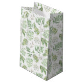Petit Sac Cadeau La verdure de forêt modèlent (Dos Angle)