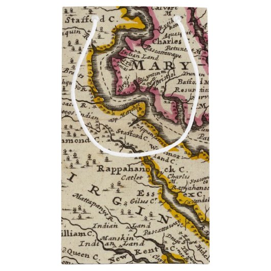 Petit Sac Cadeau La Virginie et le Maryland (Dos)