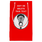 Petit Sac Cadeau Lacrosse (Devant)