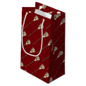 Petit Sac Cadeau Lacrosse Team Maroon (Dos Angle)