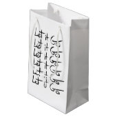 Petit Sac Cadeau Laisse-le partir ! Citation calligraphie motivatio (Dos Angle)