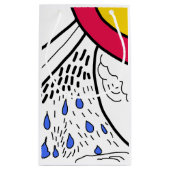 Petit Sac Cadeau Laisser la pluie (Dos)