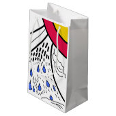 Petit Sac Cadeau Laisser la pluie (Dos Angle)