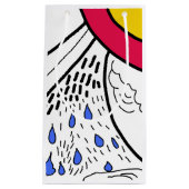 Petit Sac Cadeau Laisser la pluie (Devant)