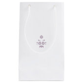 Petit Sac Cadeau Lait blanc classique Rose décoratif (Devant)