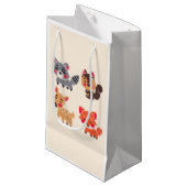 Petit Sac Cadeau L'ami heureux de forêt (Devant Angle)