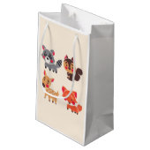 Petit Sac Cadeau L'ami heureux de forêt (Dos Angle)