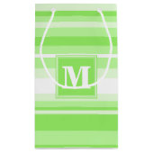 Petit Sac Cadeau Landes vertes de chaux monogrammes (Dos)