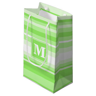 Petit Sac Cadeau Landes vertes de chaux monogrammes