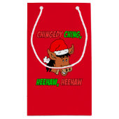 Petit Sac Cadeau L'âne de Noël italien Chingedy Hee Haw (Dos)