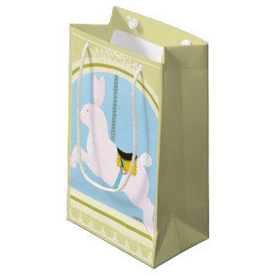 Petit Sac Cadeau Lapin avant juin Bruyère Vess de carrousel