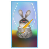 Petit Sac Cadeau Lapin avec carotte (Dos)