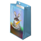 Petit Sac Cadeau Lapin avec carotte (Devant Angle)