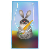Petit Sac Cadeau Lapin avec carotte (Devant)