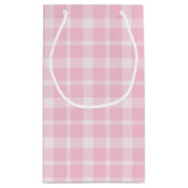 Petit Sac Cadeau Lapin d'anniversaire avec Fleurs et Plaid (Dos)