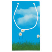 Petit Sac Cadeau Lapin De Pâques Dans L'Herbe (Dos)