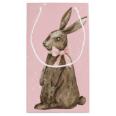 Petit Sac Cadeau Lapin de Pâques en chocolat (Dos)