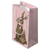 Petit Sac Cadeau Lapin de Pâques en chocolat (Devant Angle)