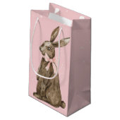 Petit Sac Cadeau Lapin de Pâques en chocolat (Dos Angle)