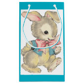 Petit Sac Cadeau Lapin de Pâques vintage (Dos)