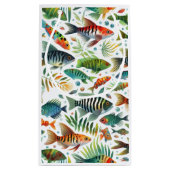 Petit Sac Cadeau L'art coloré du poisson sous-marin (Dos)