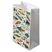 Petit Sac Cadeau L'art coloré du poisson sous-marin (Devant Angle)