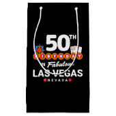 Petit Sac Cadeau Las Vegas Birthday Party (Devant)