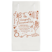 Petit Sac Cadeau Last Rodeo Bachelorette Party Survival Kit (Devant)