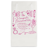 Petit Sac Cadeau Last Rodeo Bachelorette Party Survival Kit (Devant)