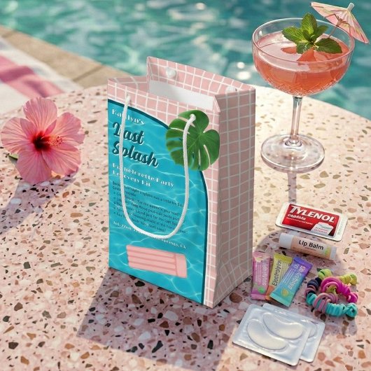 Petit Sac Cadeau Last Splash Bachelorette Weekend Recovery Kit