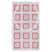 Petit Sac Cadeau Latvian Morning SUN motif géométrique I (Dos)