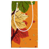 Petit Sac Cadeau L'Automne Parte Au Coucher Du Soleil (Devant)