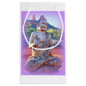 Petit Sac Cadeau lavande aura buddha (Dos)