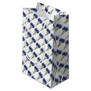 Petit Sac Cadeau Lavande Bouquet Fleur violet Impression florale
