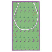 Petit Sac Cadeau Lavande & Vert - Amusant (Dos)