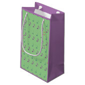 Petit Sac Cadeau Lavande & Vert - Amusant (Dos Angle)