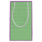 Petit Sac Cadeau Lavande & Vert - Amusants (Devant)