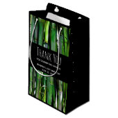 Petit Sac Cadeau Le Bambou vert Stalks Merci de photographie de la  (Devant Angle)