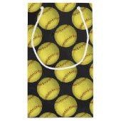 Petit Sac Cadeau Le base-ball de motif (Dos)