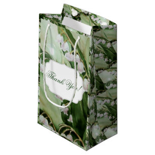 PETIT SAC CADEAU LE BEAU MUGUET DÉCORÉ D'UN MONOGRAMME