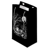 Petit Sac Cadeau Le cimetière Nevermore (Devant Angle)
