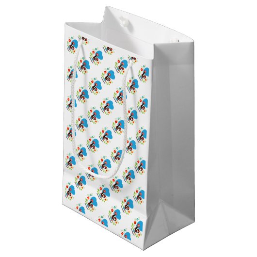 Petit Sac Cadeau Le coq portugais (Devant Angle)