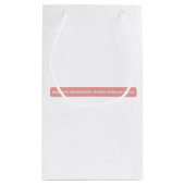 Petit Sac Cadeau Le kit de gueule de bois (Dos)