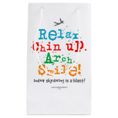 Petit Sac Cadeau Le parachutisme d'intérieur est un souffle ! (Devant)