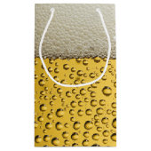 Petit Sac Cadeau Le verre de bière personnalisent (Dos)