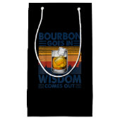 Petit Sac Cadeau Le Whiskey Bourbon sort (Devant)