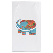Petit Sac Cadeau L'éléphant bleu (Dos)