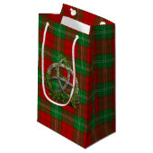 Petit Sac Cadeau Lennox Tartan Et Celtic Trinity Knot (Devant Angle)