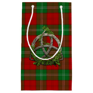 Petit Sac Cadeau Lennox Tartan Et Celtic Trinity Knot